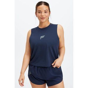 FABLETICS $40 Phoenix Breathe Muscle Athletic Tank Top Navy Blue‎ Size Medium